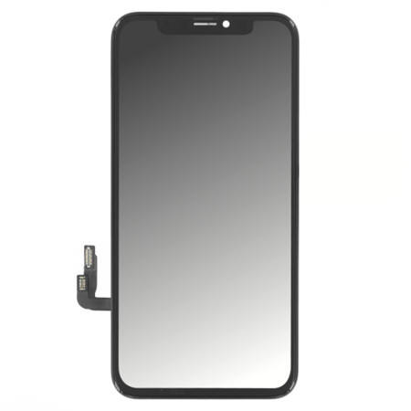 Ecran Compatibil cu iPhone 12 / 12 Pro si Folie Adeziva, NCC Prime In-Cell cu Touchscreen si Rama, Black