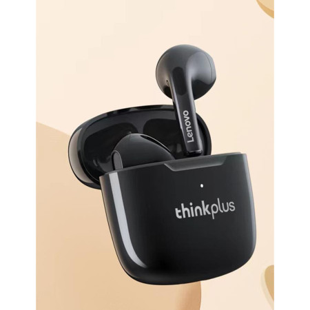 Casti Fara Fir, True Wireless, Half-In-Ear, Lenovo LivePods LP1, Black