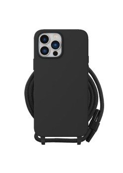 Husa pentru Honor X6 / X8 5G / 70 Lite - Techsuit Crossbody Lanyard - Black