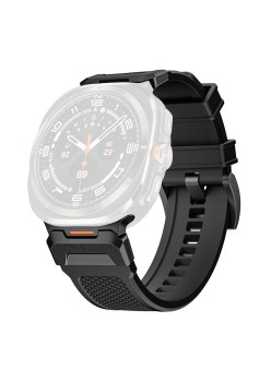 Curea pentru Samsung Galaxy Watch Ultra 47mm - Techsuit Watchband (W068) - Black