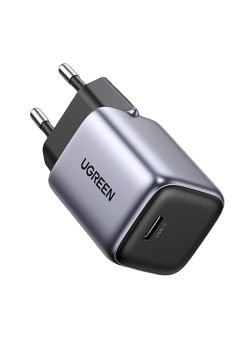Incarcator USB-C, GaN, Incarcare rapida, 30W, Ugreen Nexode, Space Gray