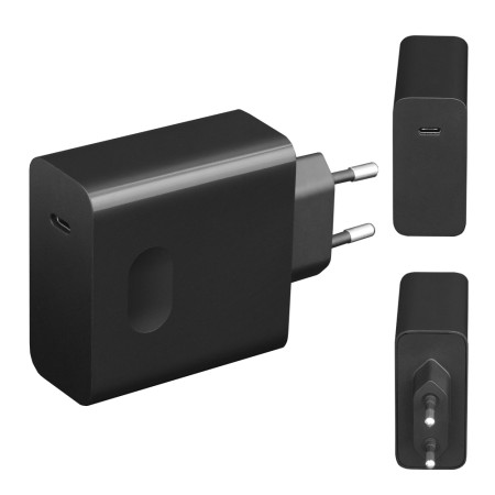 Incarcator Huawei de priza Tip-C 65W, HW-200325EP0, Black
