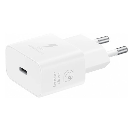 Incarcator Samsung Original T2510, EP-T2510XBEGEU, Type-C 25W, Incarcare Rapida cu Cablu USB-C, Alb