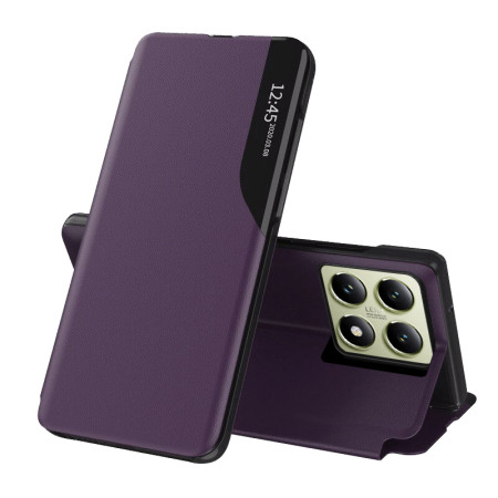 Husa Tip Carte pentru Xiaomi 14T - Stand View - Piele Eco, Purple