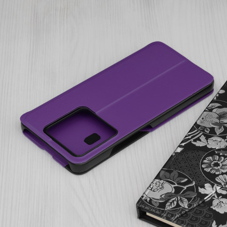 Husa Tip Carte pentru Xiaomi 14T - Stand View - Piele Eco, Purple