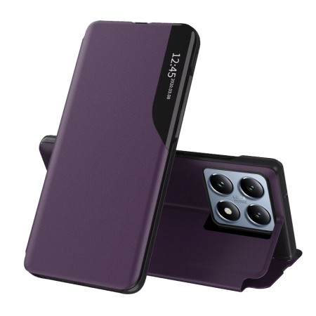 Husa Tip Carte pentru Xiaomi 14T Pro - Stand View - Piele Eco, Purple