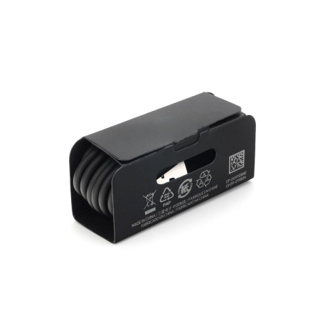 Cablu date Samsung EP-DG970BBE, USB la Tip-C, 2.1A, 1m, Negru
