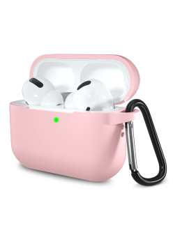 Husa de protectie compatibila Apple AirPods Pro 1 / 2, Smooth Ultrathin Material, Pink