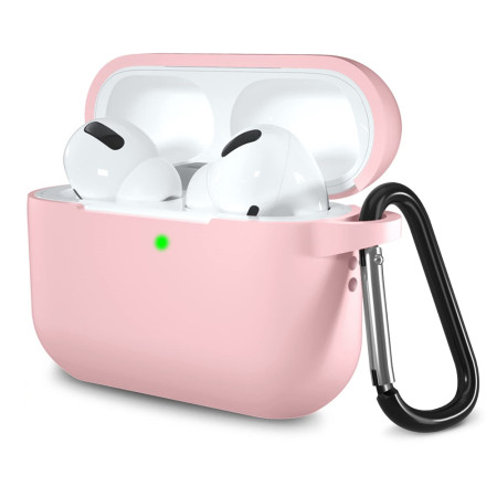Husa de protectie compatibila Apple AirPods Pro 1 / 2, Smooth Ultrathin Material, Pink
