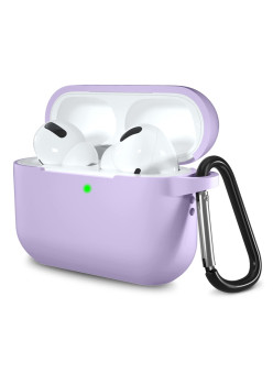Husa de protectie compatibila Apple AirPods Pro 1 / 2, Smooth Material, Purple