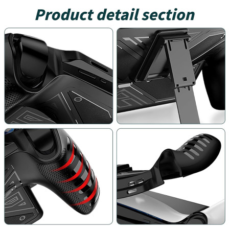 Husa pentru PlayStation Portal Remote Player Kickstand, Negru