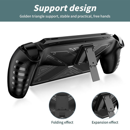 Husa pentru PlayStation Portal Remote Player Kickstand, Negru