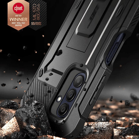 Husa pentru Samsung Galaxy A15 4G / A15 5G, Supcase Unicorn Beetle Pro, Black