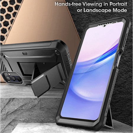 Husa pentru Samsung Galaxy A15 4G / A15 5G, Supcase Unicorn Beetle Pro, Black
