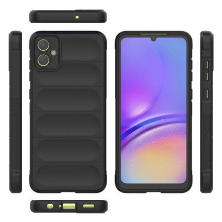 Husa pentru Samsung Galaxy A05, Antisoc, Margini Striatii, Design Minimalist, Black