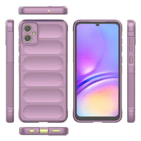 Husa pentru Samsung Galaxy A05, Antisoc, Margini Striatii, Design Minimalist, Purple