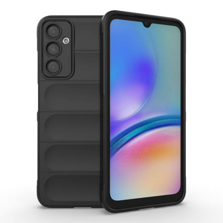 Husa pentru Samsung Galaxy A05s, Antisoc, Margini Striatii, Design Minimalist, Black