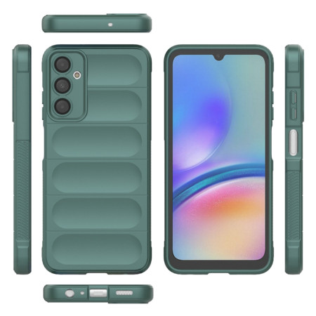 Husa pentru Samsung Galaxy A05s, Antisoc, Margini Striatii, Design Minimalist, Green