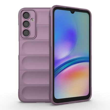Husa pentru Samsung Galaxy A05s, Antisoc, Margini Striatii, Design Minimalist, Purple