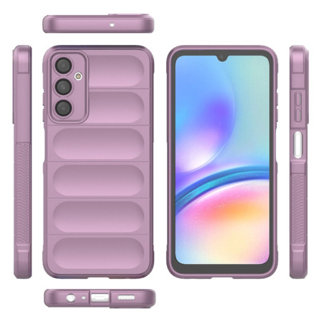 Husa pentru Samsung Galaxy A05s, Antisoc, Margini Striatii, Design Minimalist, Purple