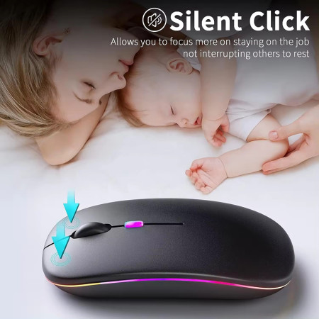 Mouse Fara Fir 2.4G, 1600 DPI, Black