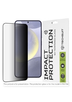 Folie pentru iPhone 15 - Techsuit 111D Privacy Full Glue - Black