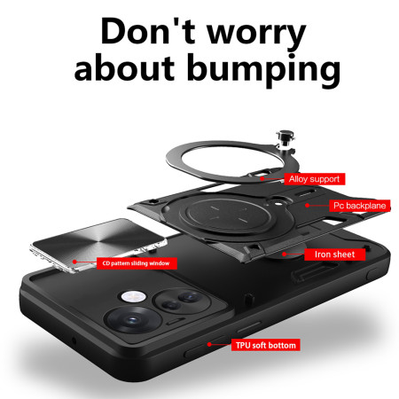 Husa pentru Oppo Reno 11 F - Guard Pro, Black