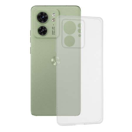 Husa Silicon compatibila Motorola Edge 40 / Edge 2023, Pastreaza Originalitatea, Transparent 