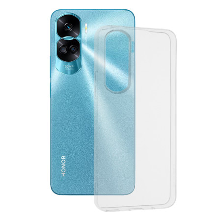 Husa Silicon compatibila Honor 90 Lite, Transparent 