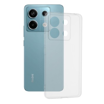 Husa Silicon compatibila Xiaomi Redmi Note 13 Pro, Pastreaza Originalitatea, Transparent 