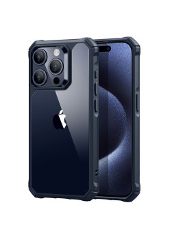 Husa pentru iPhone 15 Pro - ESR Air Armor - Clear Dark Blue