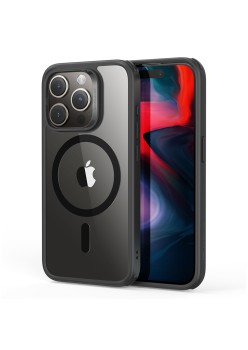 Husa pentru iPhone 15 Pro - ESR Classic Hybrid HaloLock - Clear Black