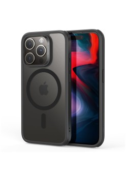 Husa pentru iPhone 15 Pro - ESR Classic Hybrid HaloLock - Frosted Black