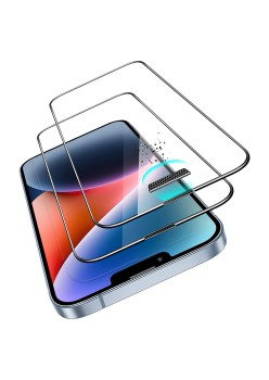 Folie pentru iPhone 13 Pro Max / 14 Plus (set 2) - ESR Armorite Screen Protector - Black