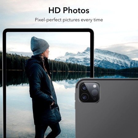 Folie Camera pentru iPad Pro 11 / 12.9 (2022 / 2021 / 2020) (set 2) - ESR Camera Lens Protector - Black