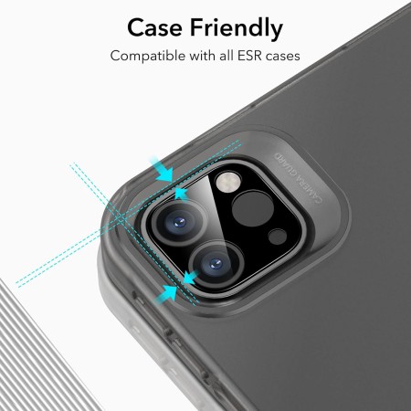 Folie Camera pentru iPad Pro 11 / 12.9 (2022 / 2021 / 2020) (set 2) - ESR Camera Lens Protector - Black