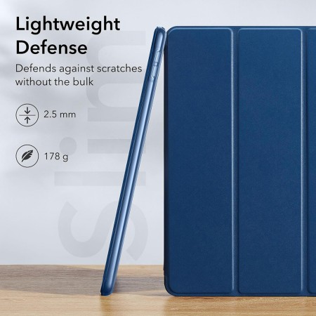 Husa pentru iPad 10.2" (2019 / 2020 / 2021) - ESR Ascend Trifold - Navy Blue
