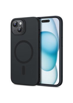 Husa pentru iPhone 15 - ESR Cloud Soft HaloLock - Black