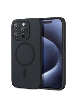 Husa pentru iPhone 15 Pro - ESR Cloud Soft HaloLock - Black