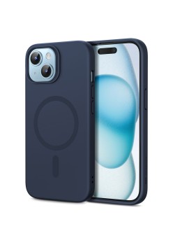 Husa pentru iPhone 15 - ESR Cloud Soft HaloLock - Dark Blue