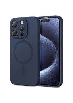 Husa pentru iPhone 15 Pro - ESR Cloud Soft HaloLock - Dark Blue