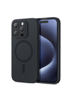 Husa pentru iPhone 15 Pro Max ESR Cloud Soft HaloLock, Black