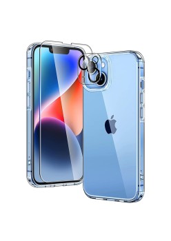Husa pentru iPhone 14 Pro Max + Folie - ESR Project Zero - Clear