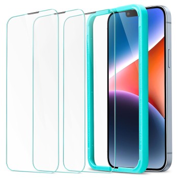 Folie pentru iPhone 13 / 13 Pro / 14 set 3 ESR Tempered Glass, Clear