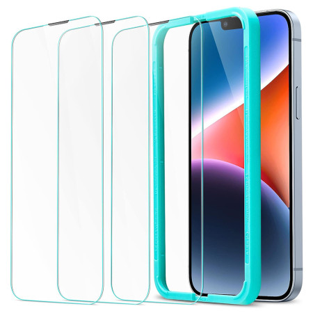 Folie pentru iPhone 13 / 13 Pro / 14 set 3 ESR Tempered Glass, Clear