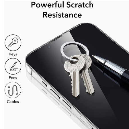 Folie pentru iPhone 13 / 13 Pro / 14 set 2 buc ESR Tempered Glass, Clear