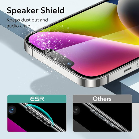 Folie pentru iPhone 13 Pro Max/14 Plus set 2 ESR Tempered Glass, Clear