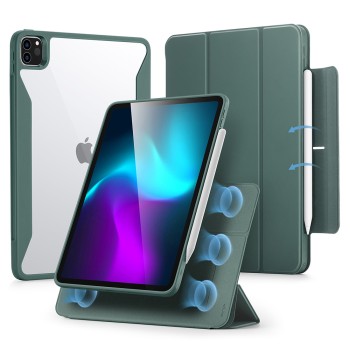 Husa tableta pentru iPad Pro 11" 2021 / 2022, ESR Rebound Hybrid, Forest Green