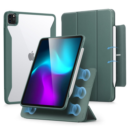 Husa tableta pentru iPad Pro 11" 2021 / 2022, ESR Rebound Hybrid, Forest Green
