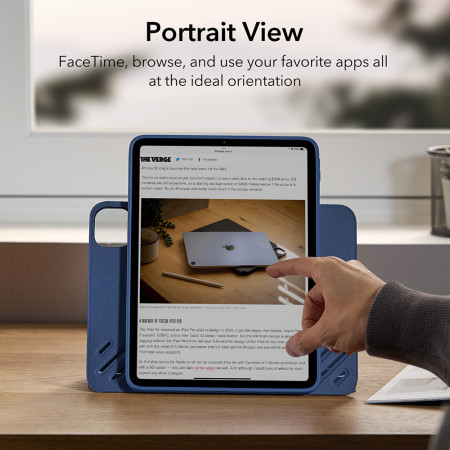 Husa tableta pentru iPad Pro 11" 2021 / 2022 ESR Sentry Stand, Blue